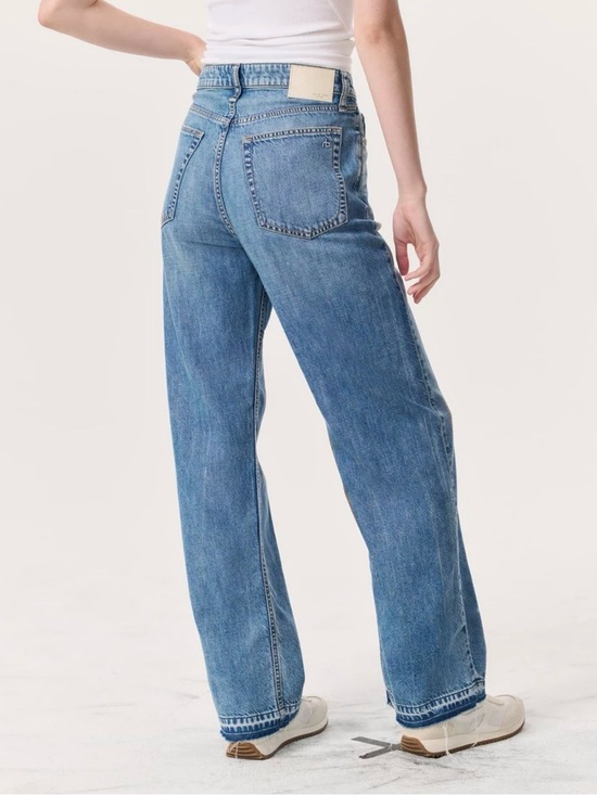 rag & bone Denim - rag & bone Light Blue Wide Leg Jeans